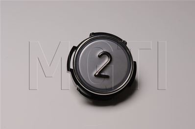 BOUTON HCR RT42 GRAVE “2“ LUMINEUX BLEU
