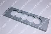 PLAQUE SUPPORT BOUTON KSS 200X75MM