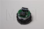 BOUTON HSR VB42 “-2“ LUMINEUX BLEU COLLERETTE BRILLANTE